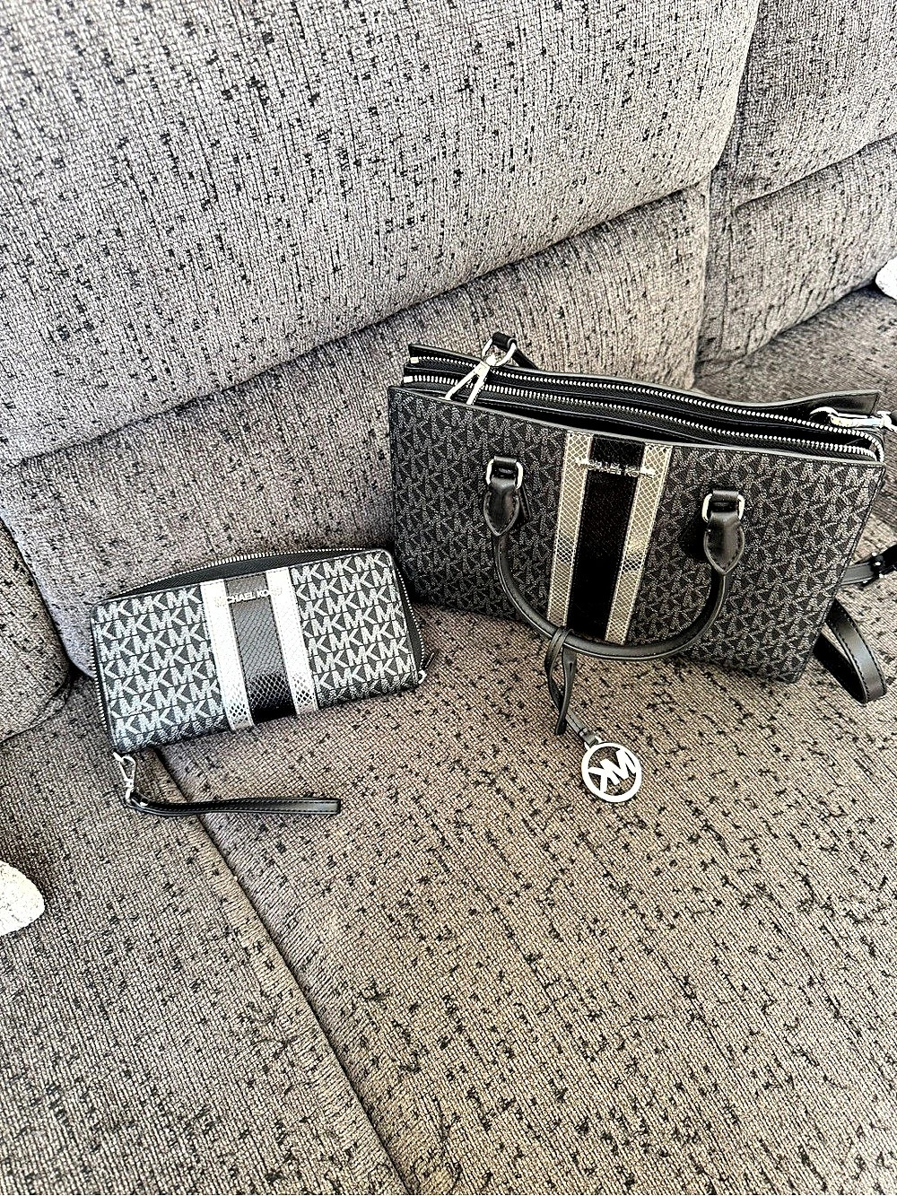 Michael Kors bag with matching wallet